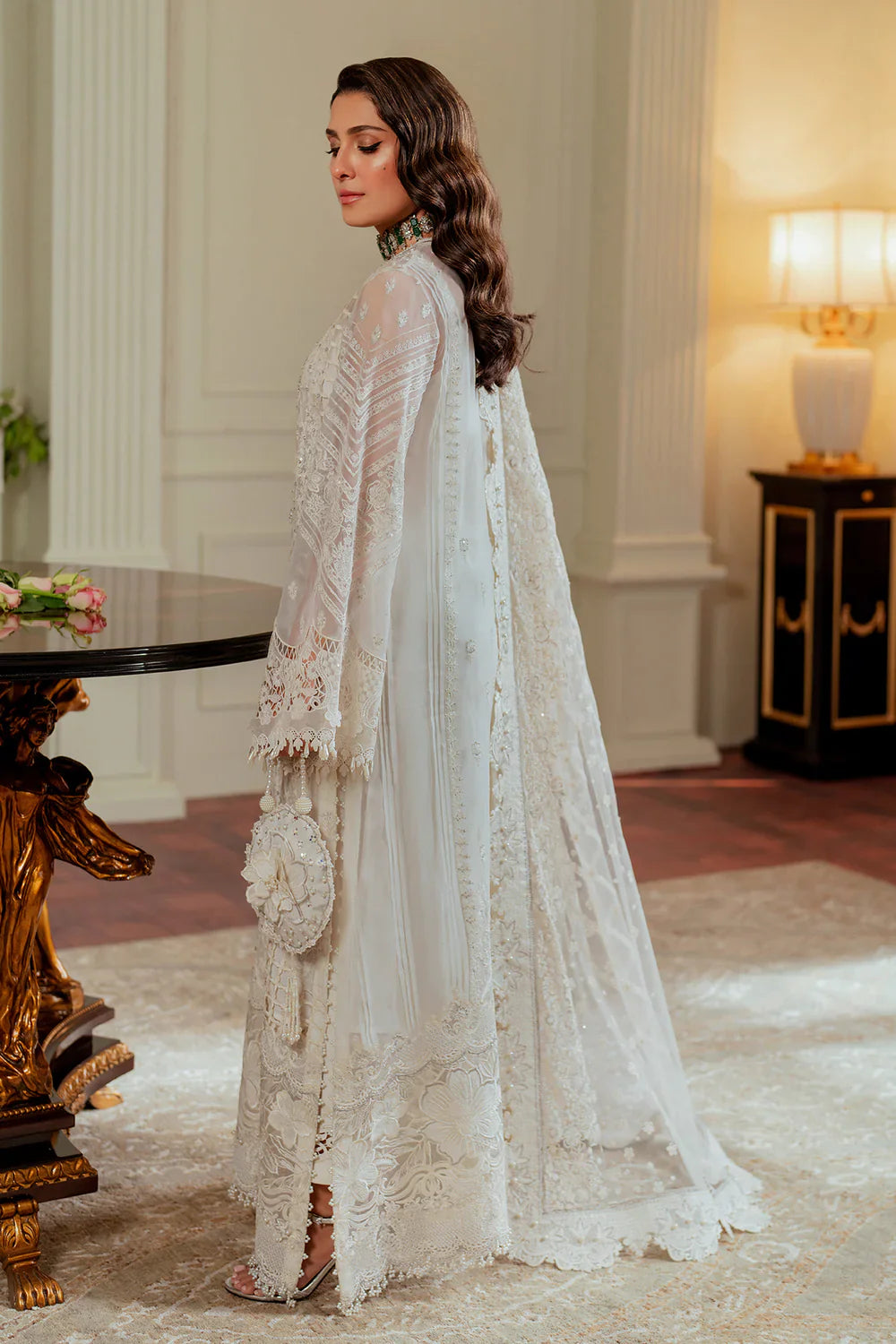 EMBROIDERED CHIFFON CH13-02
