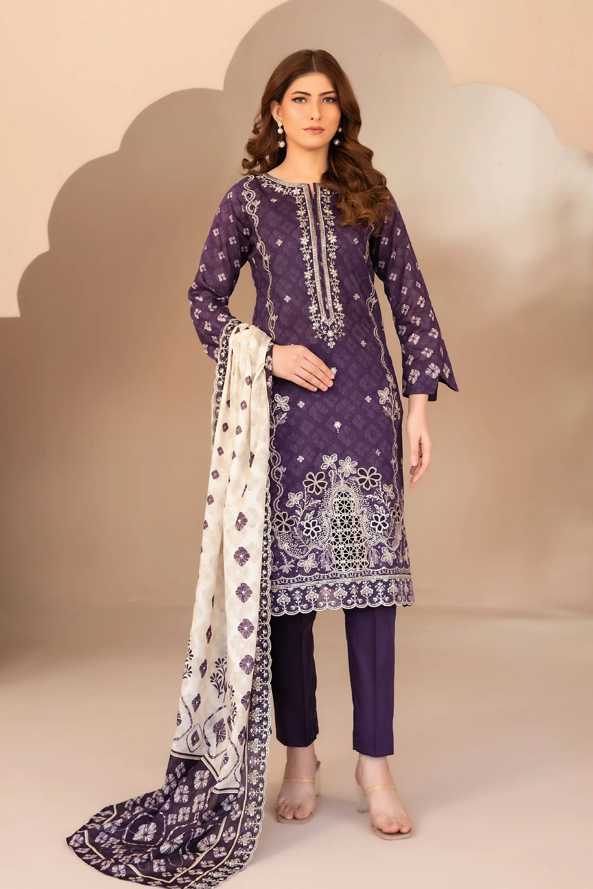 Tawakkal - Ohana Print Embroidered Lawn D-3366