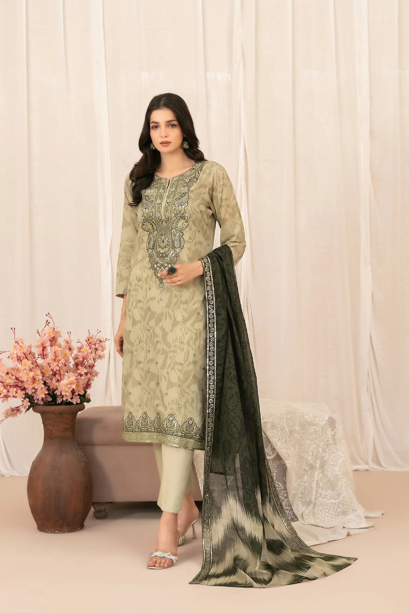 Tawakkal - Saniyah Print Embroidered Lawn D-3430