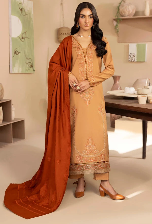 Humdum - Khumar - Embroidered Wool - D06