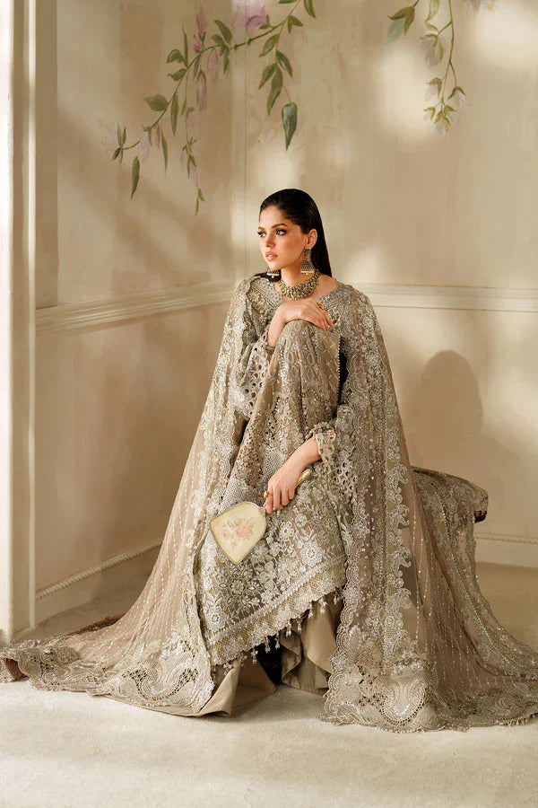 EMBROIDERED CHIFFON CH14-08
