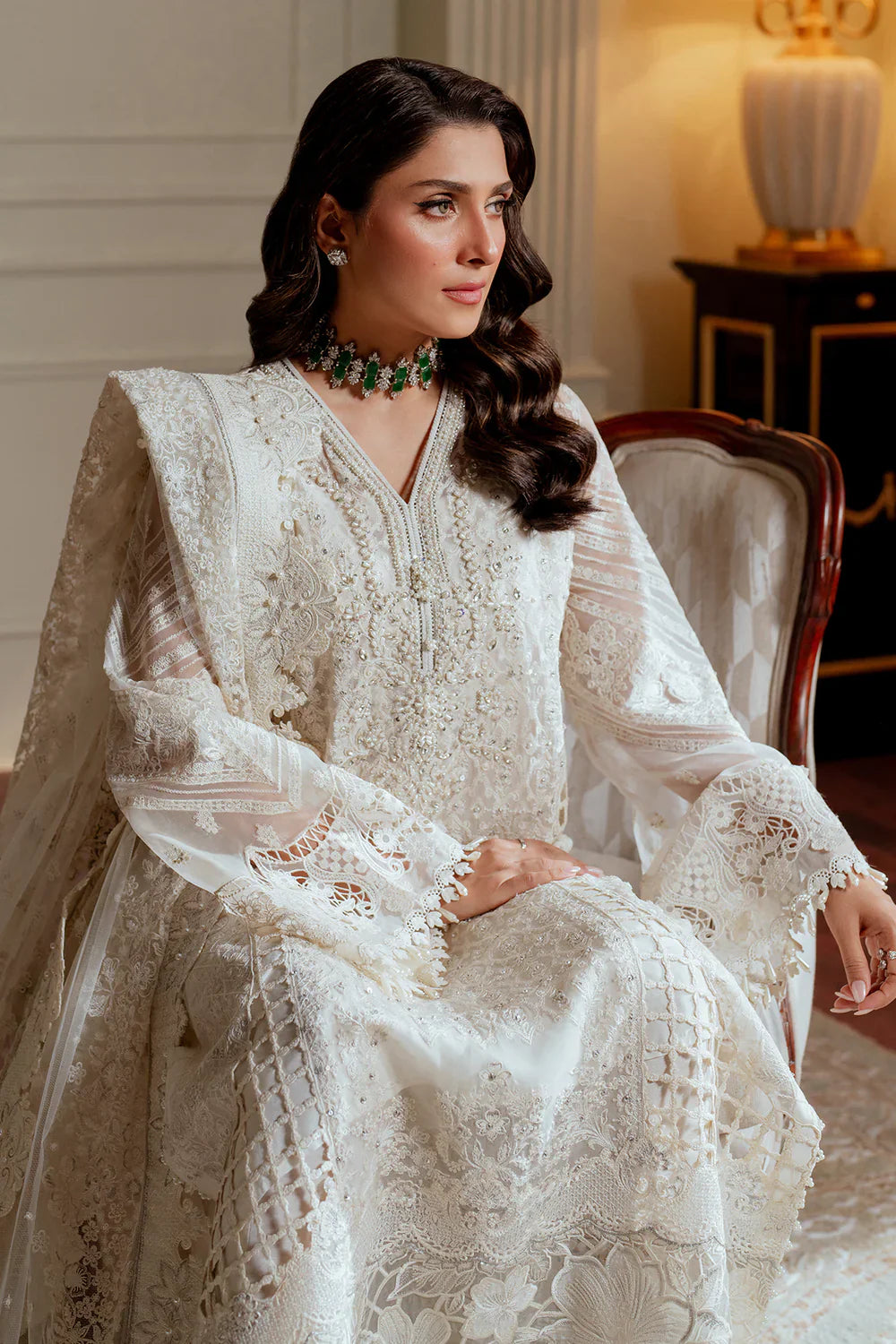 EMBROIDERED CHIFFON CH13-02