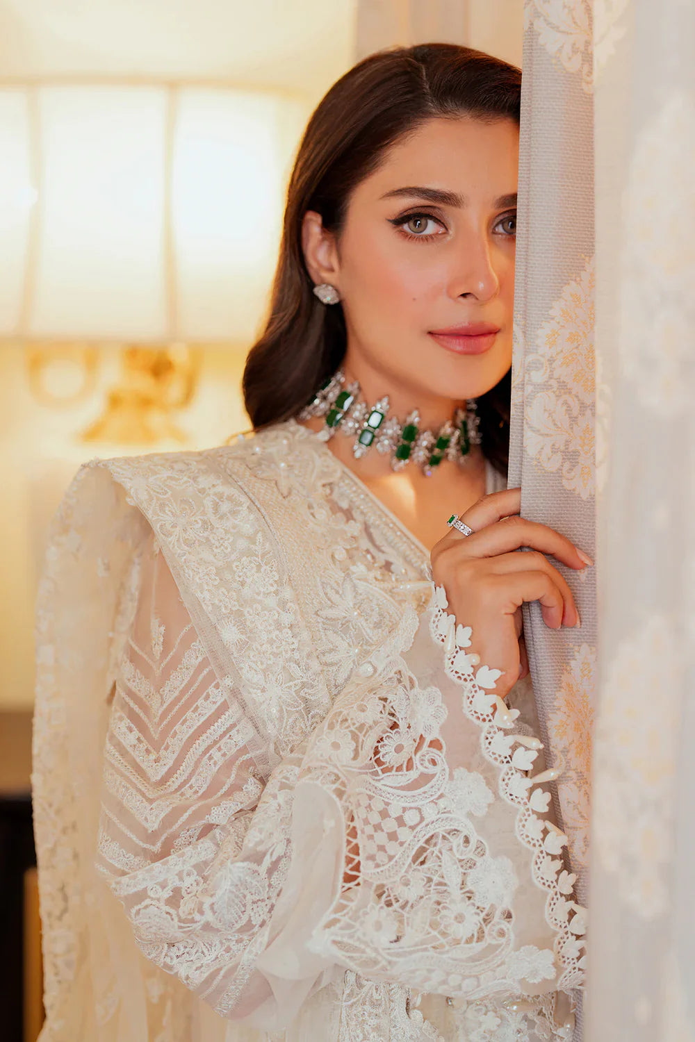 EMBROIDERED CHIFFON CH13-02