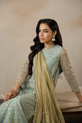 Zarif - Embroidered Net - Azhara