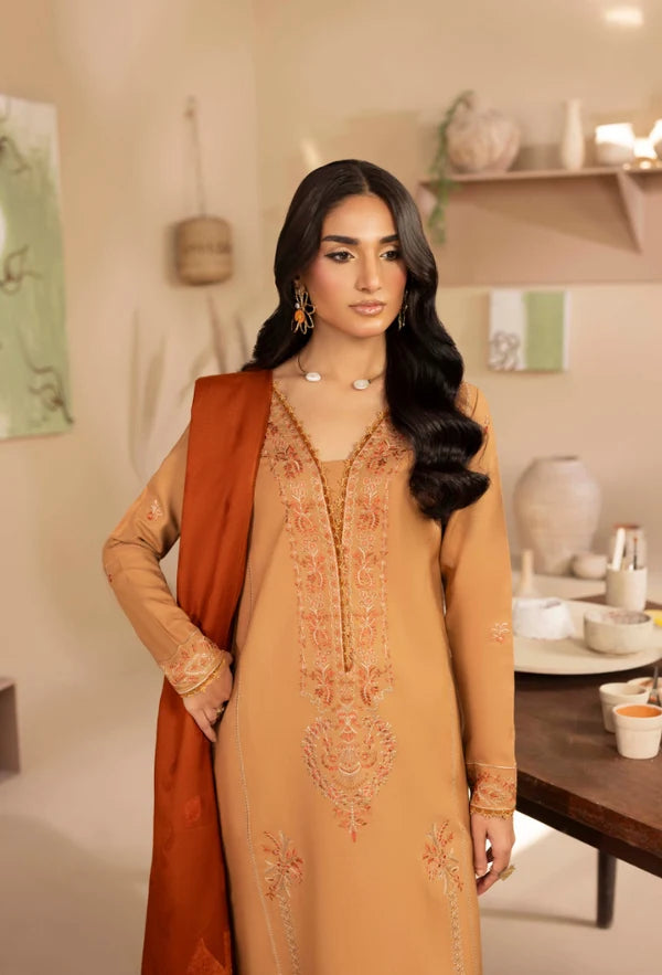 Humdum - Khumar - Embroidered Wool - D06