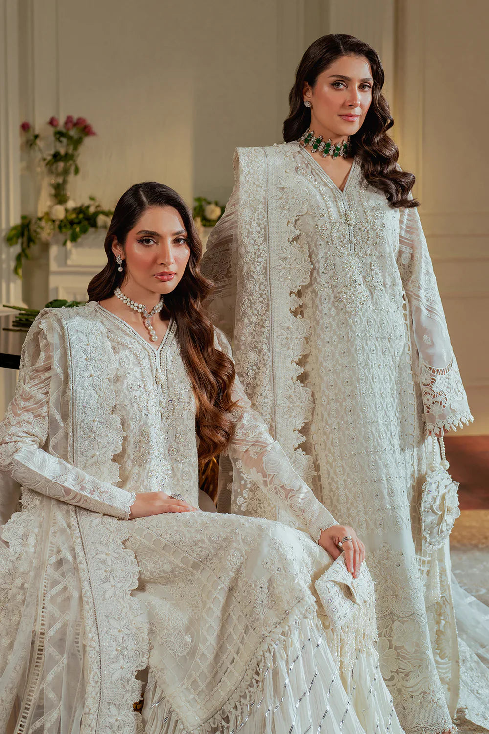 EMBROIDERED CHIFFON CH13-02