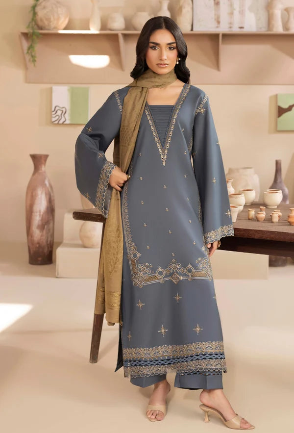 Humdum - Khumar - Embroidered Wool - D08