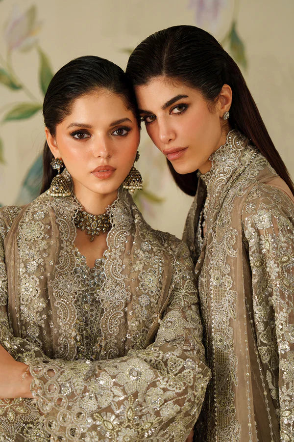 EMBROIDERED CHIFFON CH14-08