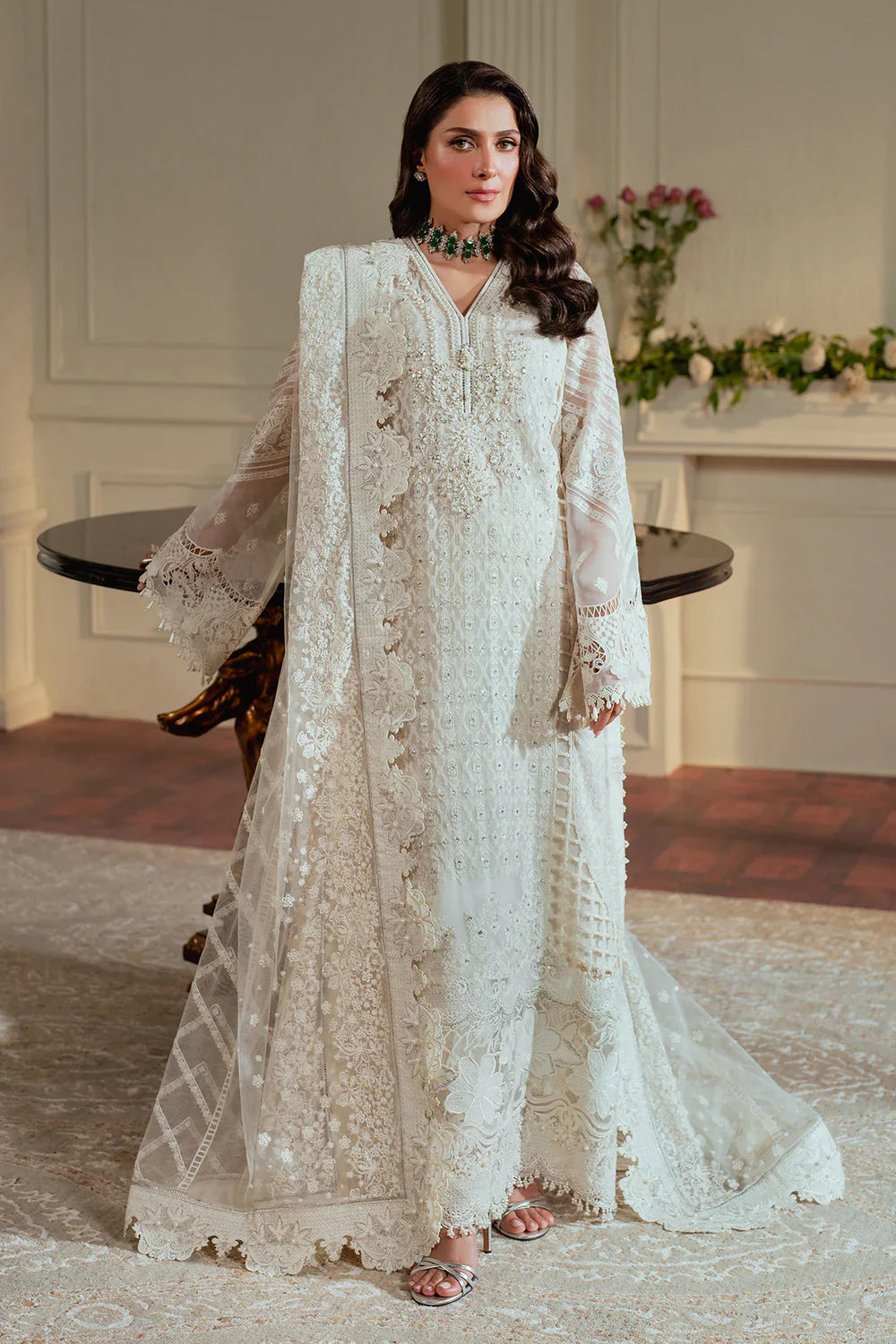 EMBROIDERED CHIFFON CH13-02