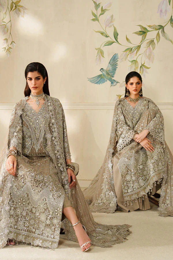 EMBROIDERED CHIFFON CH14-08