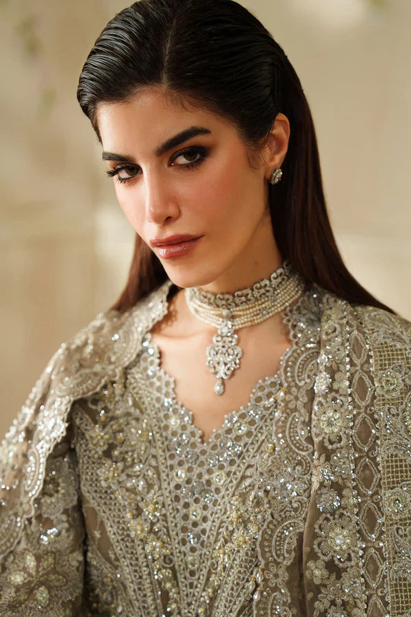 EMBROIDERED CHIFFON CH14-08
