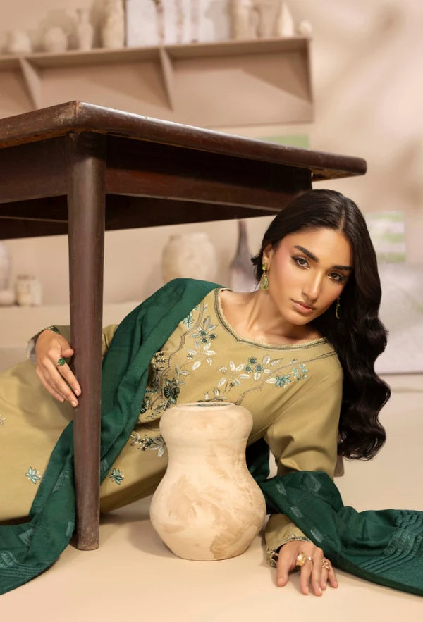 Humdum - Khumar - Embroidered Wool - D09