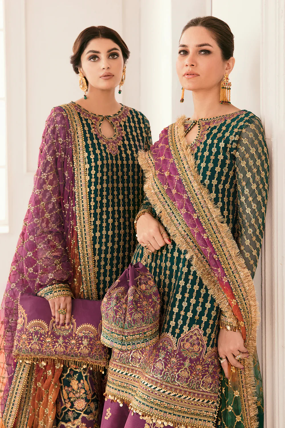 EMBROIDERED CHIFFON CH11-06