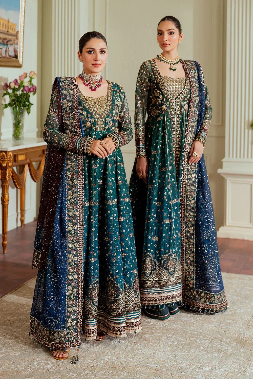 EMBROIDERED CHIFFON CH13-03