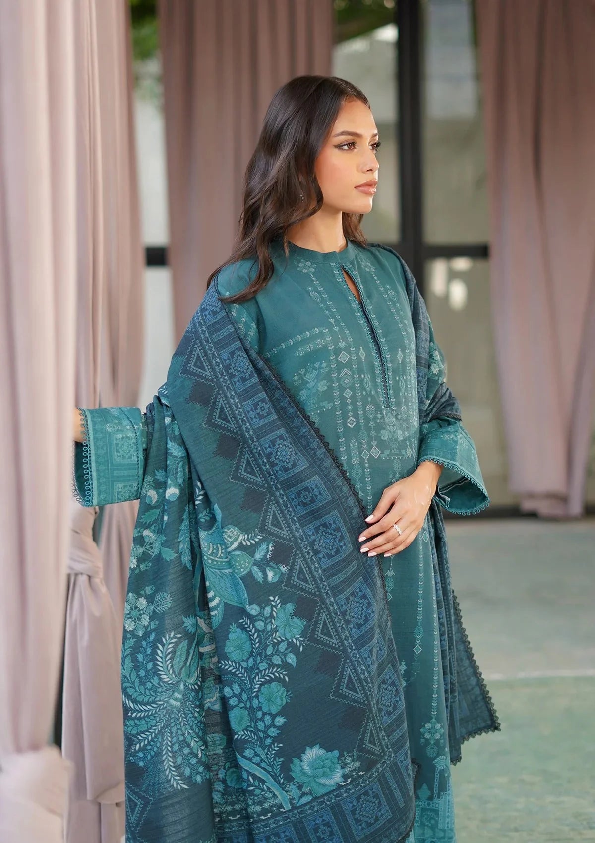 Sahar - Autumn Winter Printed Khaddar - KH-24-V2-08