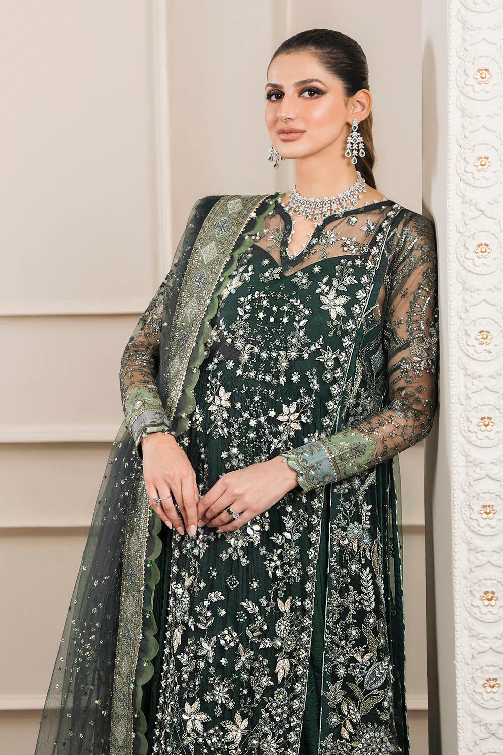 EMBROIDERED NET CH12-05
