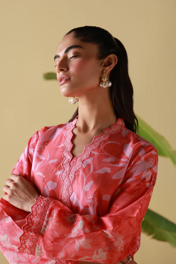 Coral Peony - 2PC