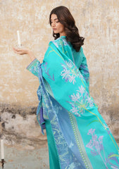 Sahar - Printed Lawn - Lavender Skies