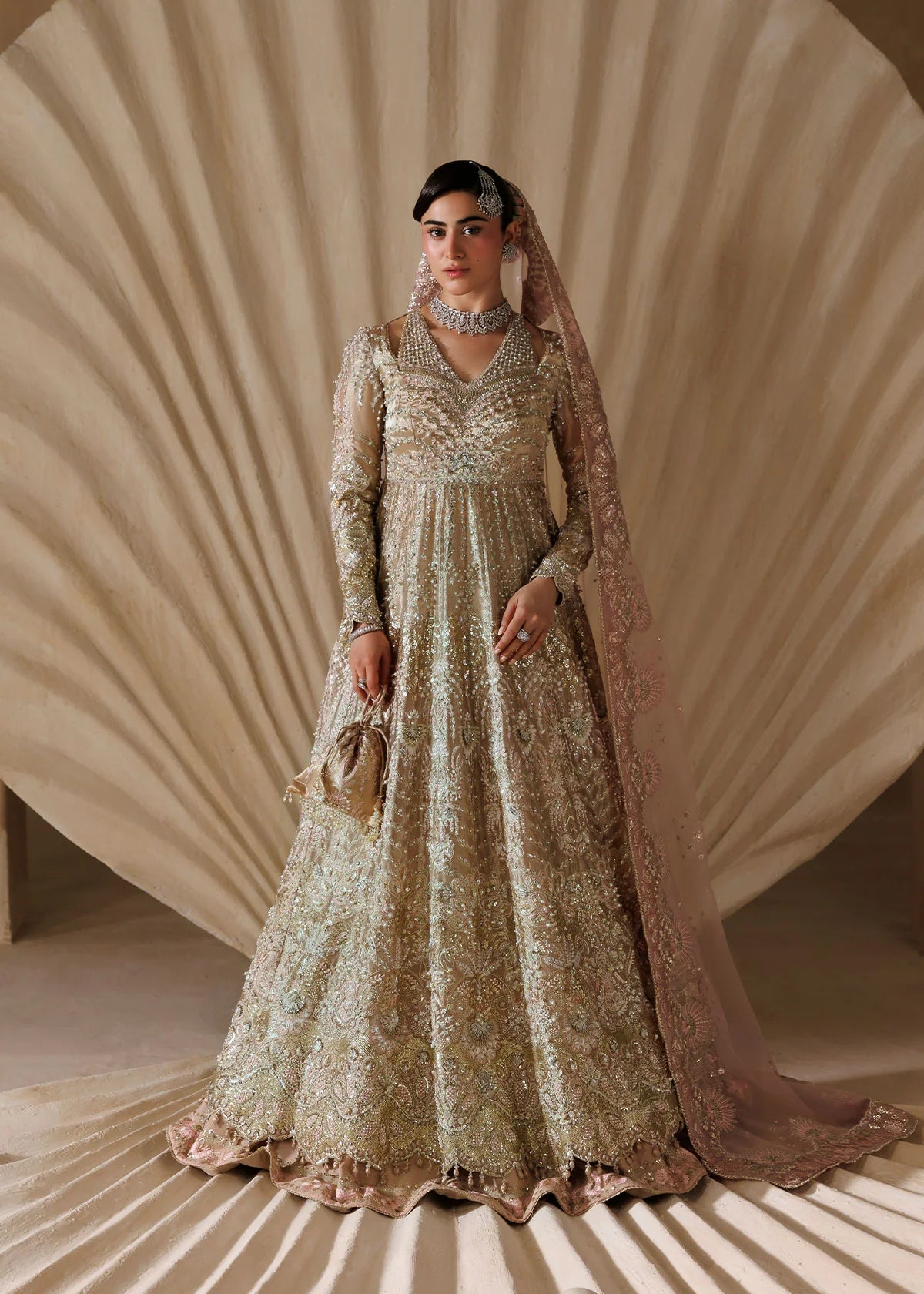Sardinia - Brides Edit'26 - Handwork Organza - Regalia