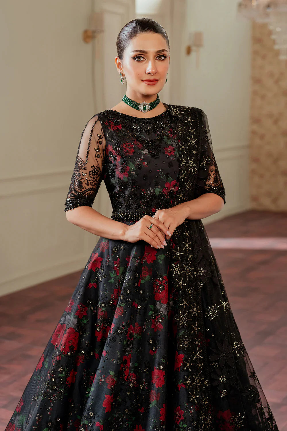 EMBROIDERED NET CH13-05