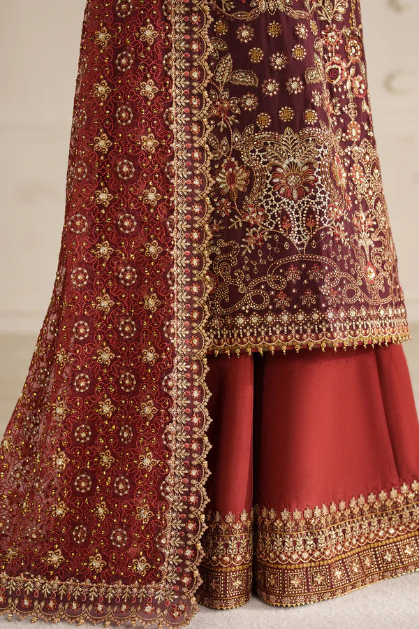 EMBROIDERED CHIFFON CH14-07