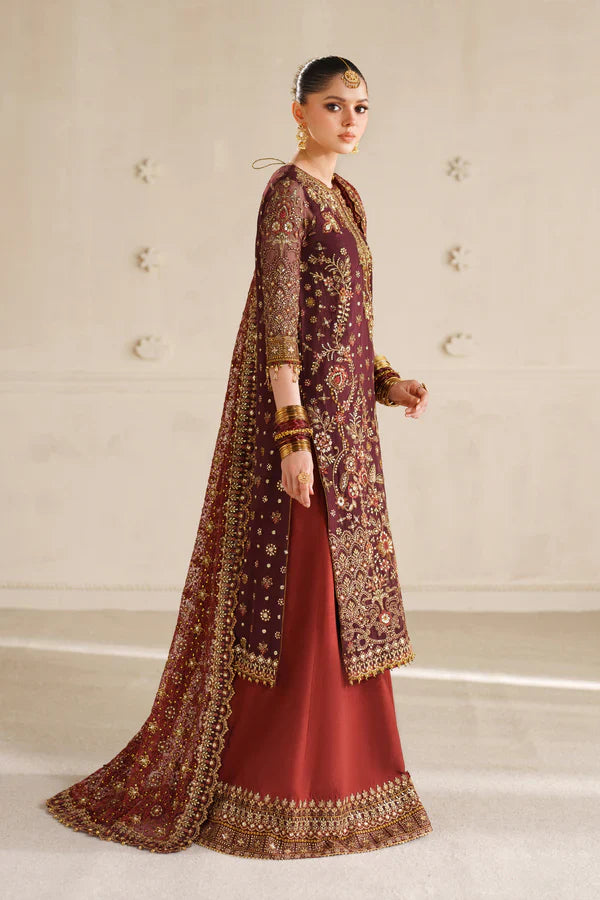 EMBROIDERED CHIFFON CH14-07