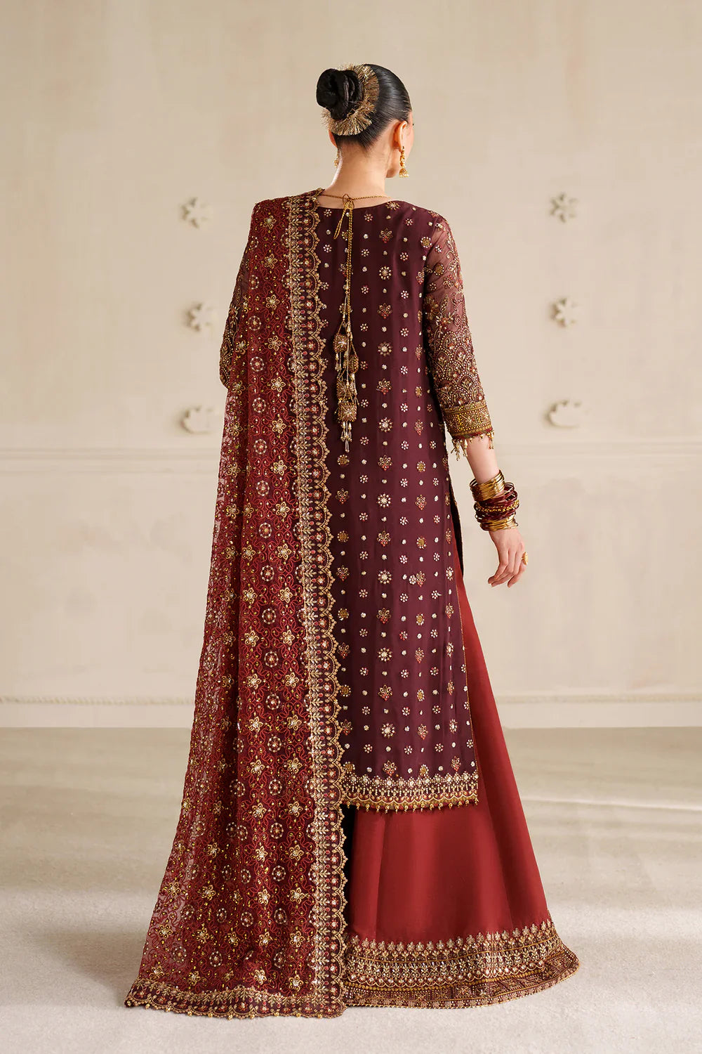 EMBROIDERED CHIFFON CH14-07