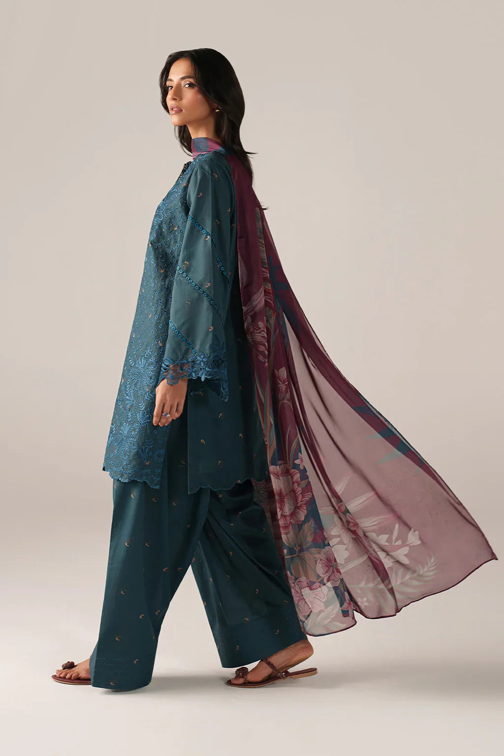 SS-10 Embroidered Lawn