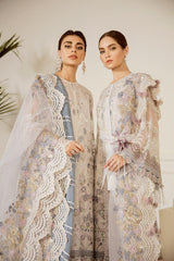 Baroque - Chantelle - Embroidered Chiffon 09-Pewter