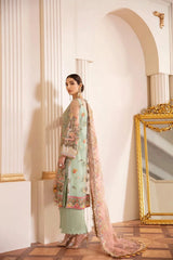 Baroque - Chantelle - Embroidered Chiffon D-01 Capri Sea