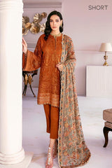 Baroque - Chantelle - Embroidered Chiffon BQ-08 Crystal Sugar