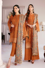 Baroque - Chantelle - Embroidered Chiffon BQ-08 Crystal Sugar