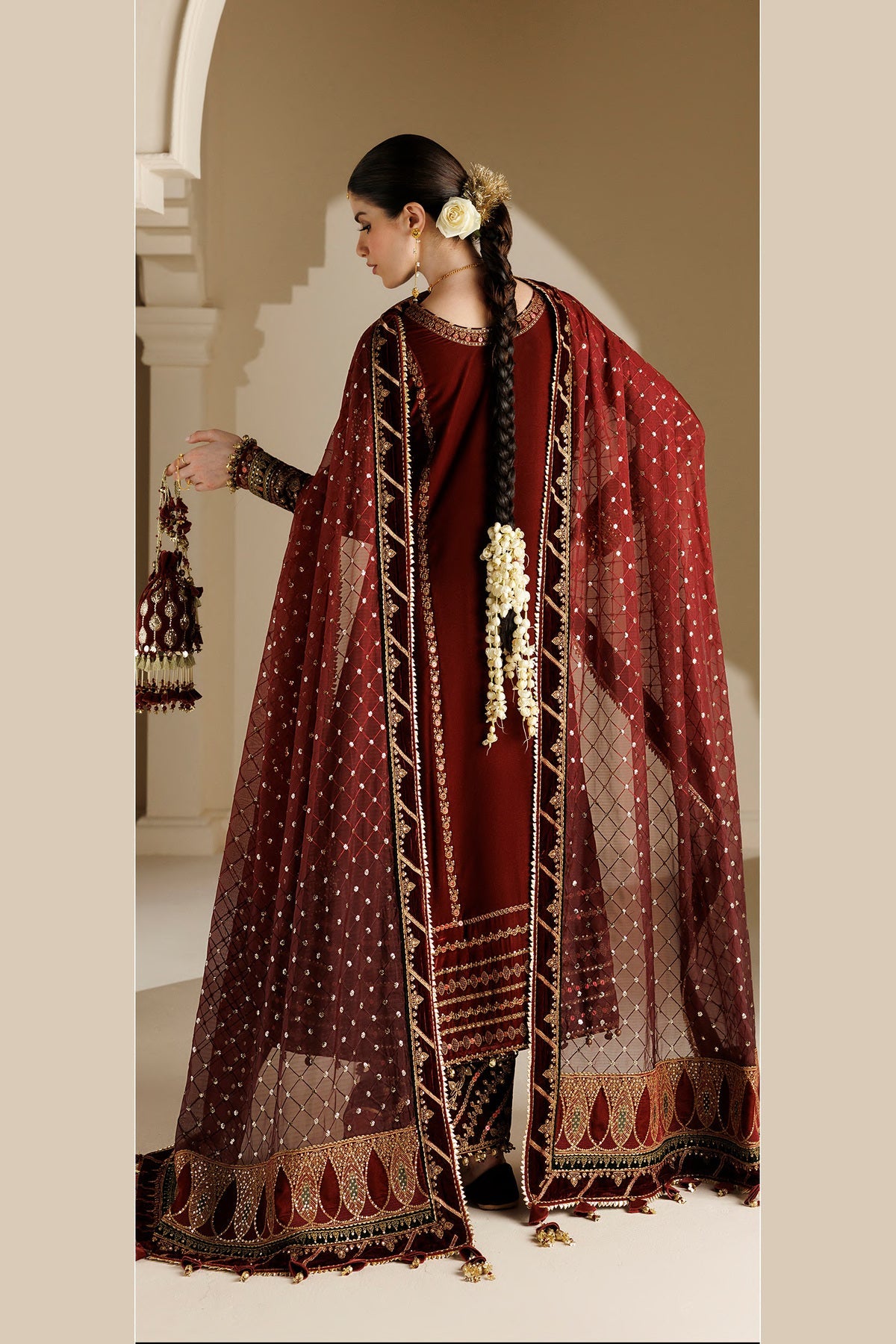 Jazmin Chandni Formals | Embroidered Velvet - CVF’26-D10
