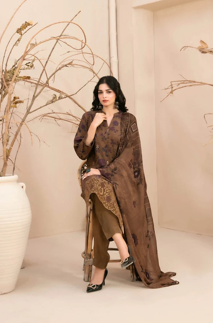 Tawakkal - Alvira Embroidered Staple D-4854