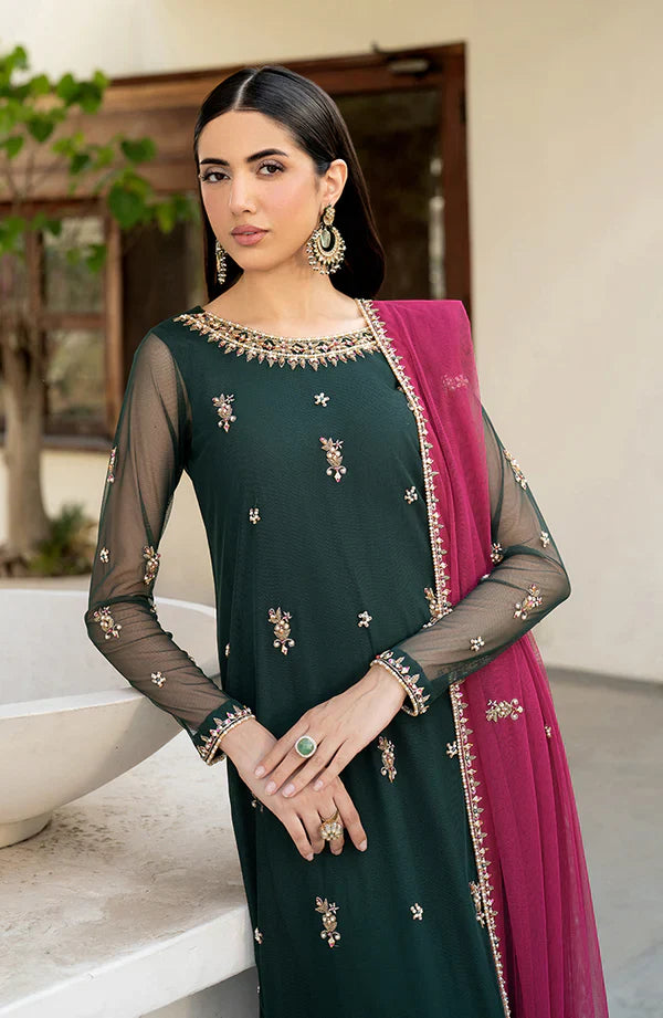 Zarif - Arzu - Embroidered Net - RAYA