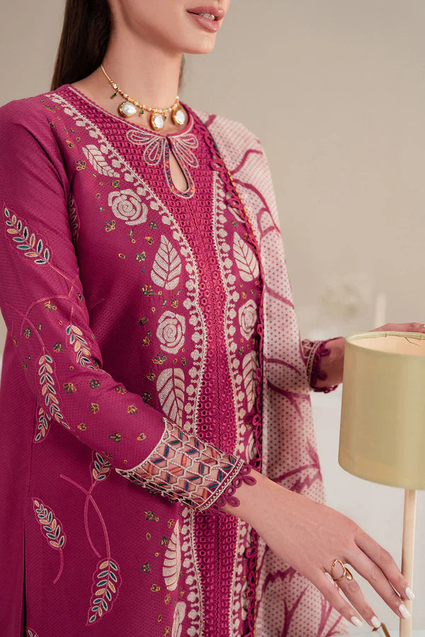 EMBROIDERED DOBBY LAWN IL25-D05