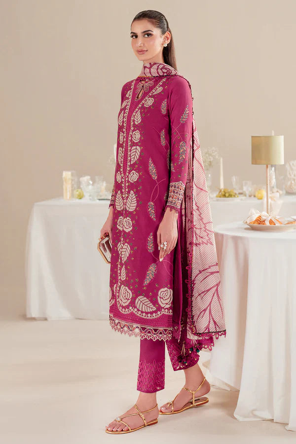 EMBROIDERED DOBBY LAWN IL25-D05