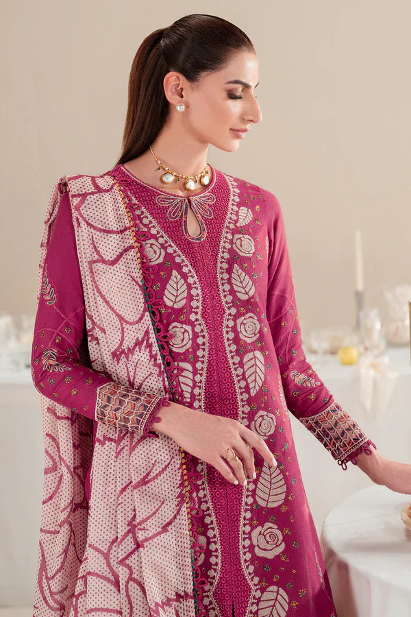 EMBROIDERED DOBBY LAWN IL25-D05