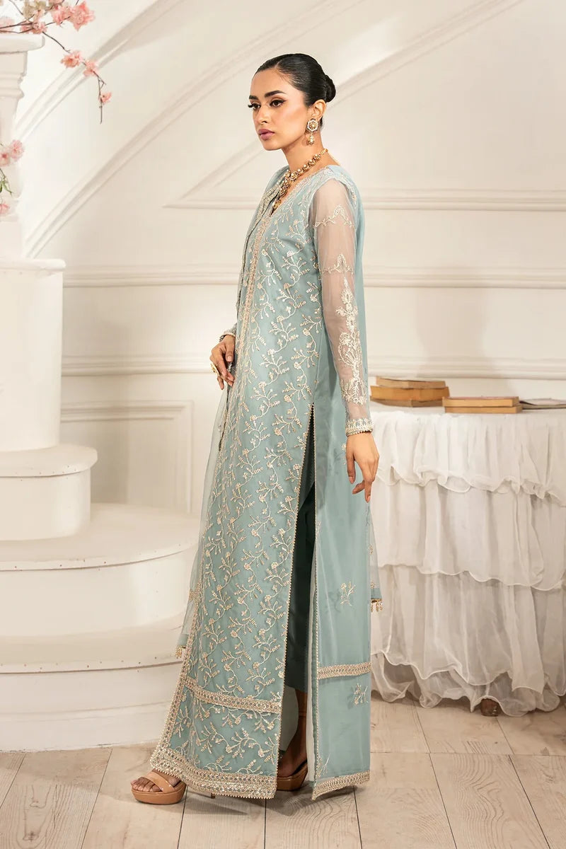 Zarif - Embroidered Net - Lydia