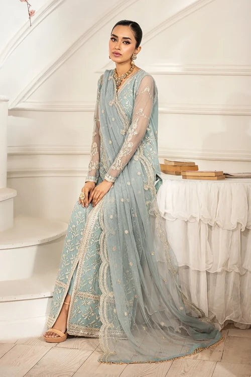 Zarif - Embroidered Net - Lydia