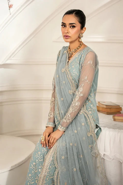 Zarif - Embroidered Net - Lydia