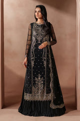 Zarif - Mahrosh - Embroidered Net - Ishaal