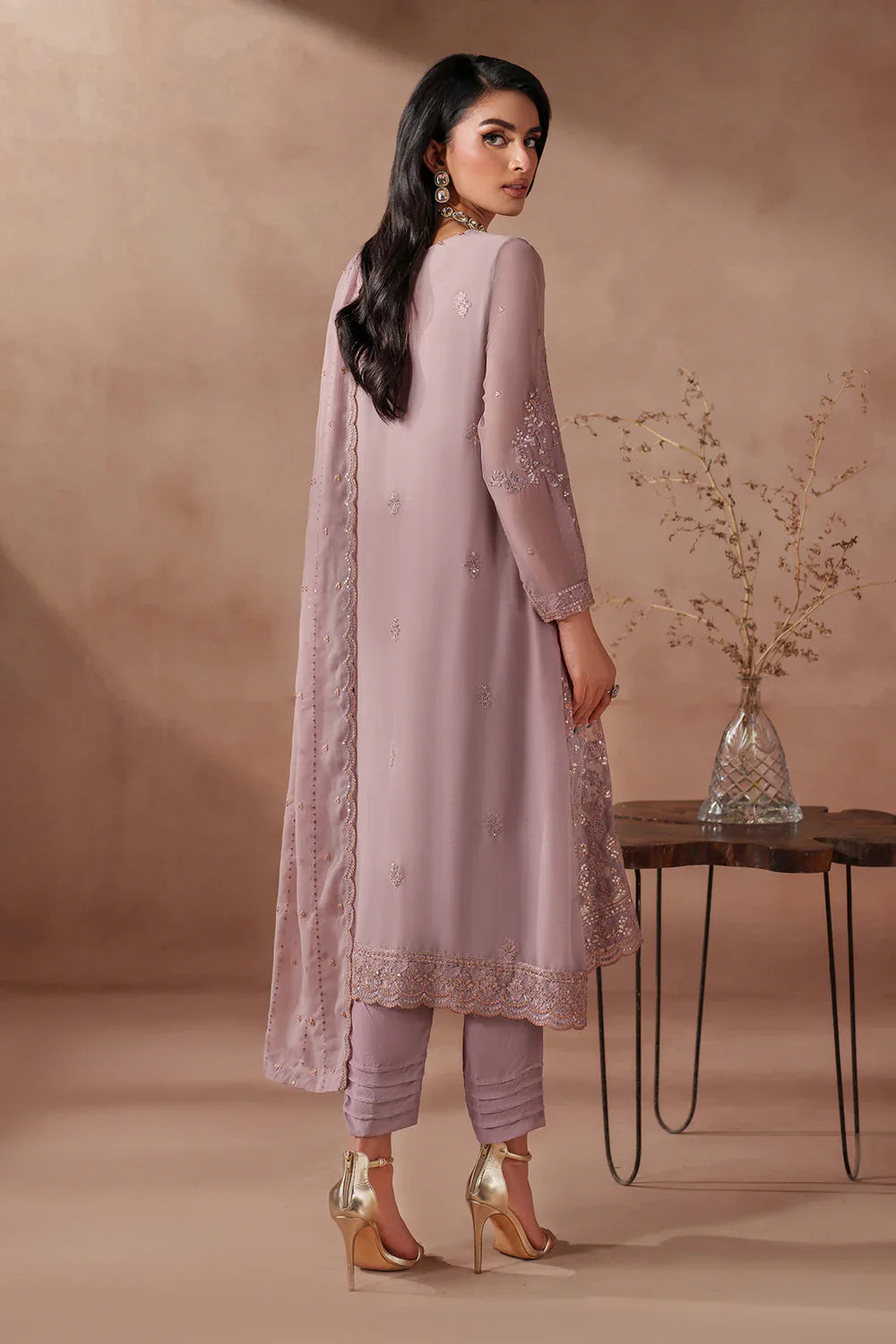 Zarif - Mahrosh - Embroidered Chiffon - SAHEER