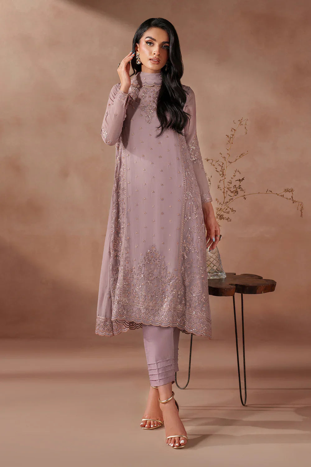 Zarif - Mahrosh - Embroidered Chiffon - SAHEER