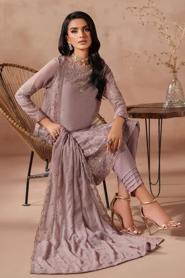 Zarif - Mahrosh - Embroidered Chiffon - SAHEER