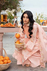 Naqsh - Lawn - Chikankari Festive - Peach Blossom - 00194