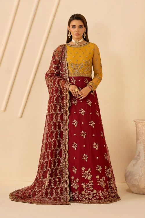 Zarif - Riwayat - Embroidered Net - Astra