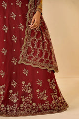 Zarif - Riwayat - Embroidered Net - Astra