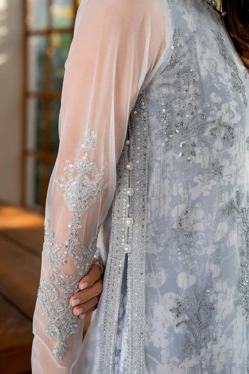 Zarif - Iris - Embroidered Net - Stella