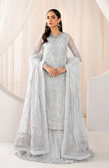 Zarif - Maheer - Embroidered Net - Daria